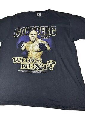 Vintage Delta WCW GoldBerg Who’s Next Graphic T-Shirt Size X-Large